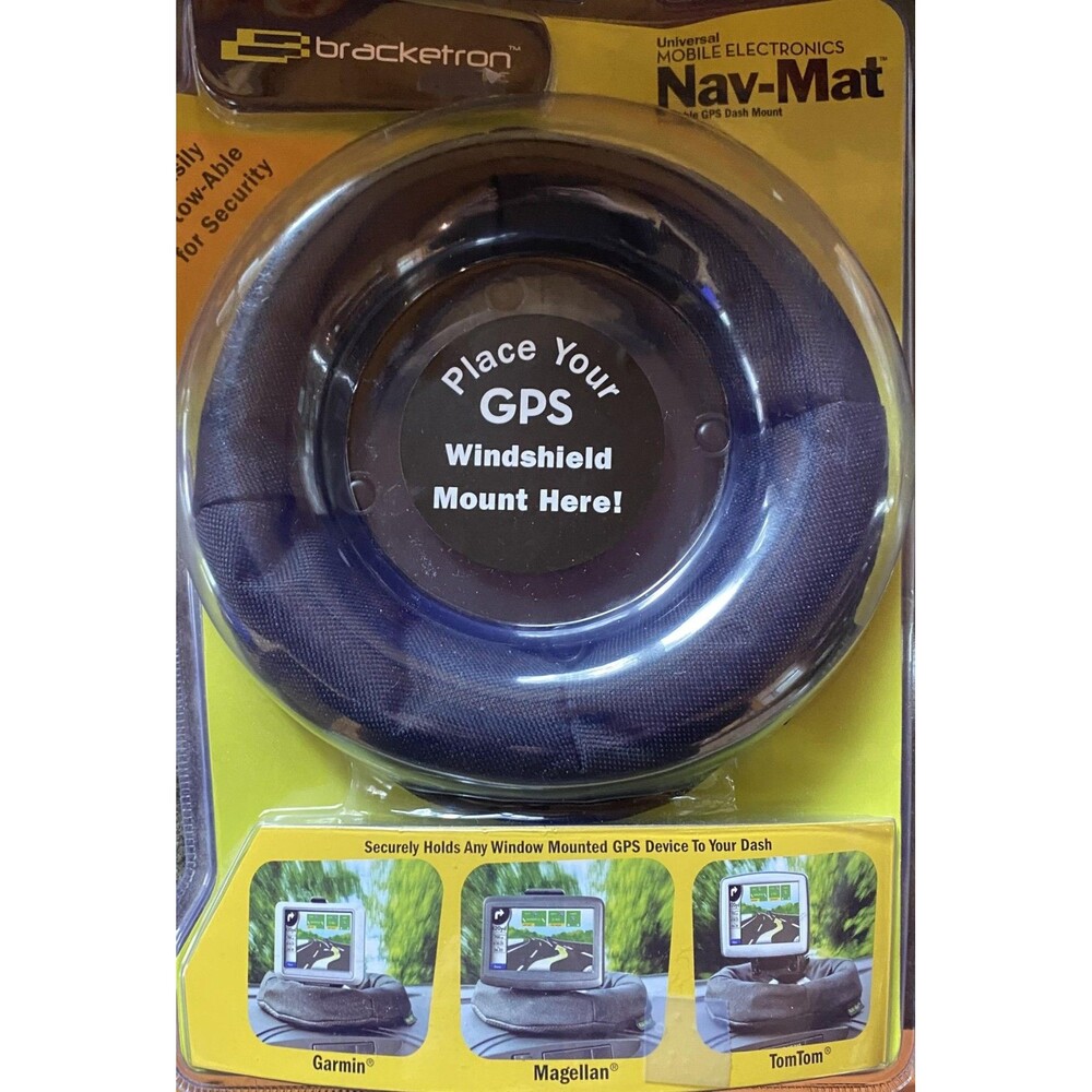 Bracketron Nav-Mat UFM-100-BL Universal GPS Dash Mount Weighted Anti-Skid Base
